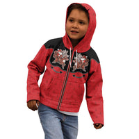 Western Yoke Kid Hoodie Santa Cowboy Style - Wonder Print Shop