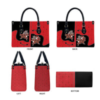 Western Yoke Leather Bag Santa Cowboy Style - Wonder Print Shop