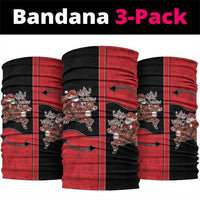 Western Yoke Neck Gaiter Santa Cowboy Style - Wonder Print Shop