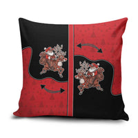 Western Yoke Pillow Cover Santa Cowboy Style - Wonder Print Shop