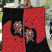 Western Yoke Quilt Santa Cowboy Style - Wonder Print Shop