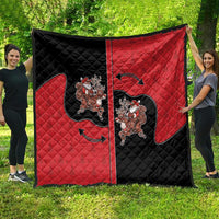 Western Yoke Quilt Santa Cowboy Style - Wonder Print Shop