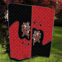 Western Yoke Quilt Santa Cowboy Style - Wonder Print Shop