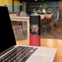 Western Yoke Skinny Tumbler Santa Cowboy Style - Wonder Print Shop