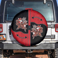 Western Yoke Spare Tire Cover Santa Cowboy Style - Wonder Print Shop