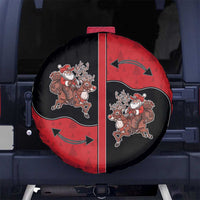 Western Yoke Spare Tire Cover Santa Cowboy Style - Wonder Print Shop