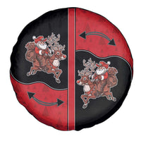 Western Yoke Spare Tire Cover Santa Cowboy Style - Wonder Print Shop