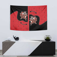 Western Yoke Tapestry Santa Cowboy Style - Wonder Print Shop