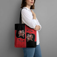 Western Yoke Tote Bag Santa Cowboy Style - Wonder Print Shop