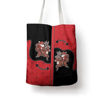 Western Yoke Tote Bag Santa Cowboy Style - Wonder Print Shop