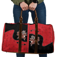 Western Yoke Travel Bag Santa Cowboy Style - Wonder Print Shop