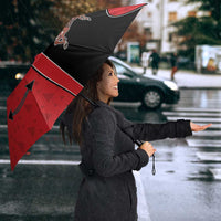 Western Yoke Umbrella Santa Cowboy Style - Wonder Print Shop