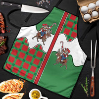 Western Yoke Apron Mrs Claus Cowgirl Style - Wonder Print Shop