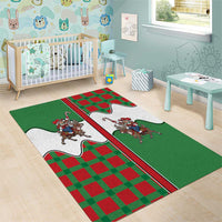 Western Yoke Area Rug Mrs Claus Cowgirl Style - Wonder Print Shop