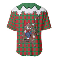Western Yoke Baseball Jersey Mrs Claus Cowgirl Style - Wonder Print Shop