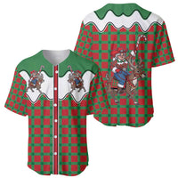 Western Yoke Baseball Jersey Mrs Claus Cowgirl Style - Wonder Print Shop