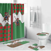 Western Yoke Bathroom Set Mrs Claus Cowgirl Style - Wonder Print Shop