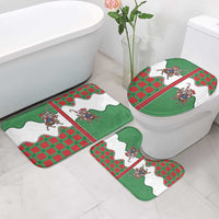 Western Yoke Bathroom Set Mrs Claus Cowgirl Style - Wonder Print Shop