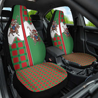 Western Yoke Car Seat Cover Mrs Claus Cowgirl Style - Wonder Print Shop