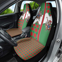 Western Yoke Car Seat Cover Mrs Claus Cowgirl Style - Wonder Print Shop