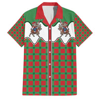 Western Yoke Hawaiian Shirt Mrs Claus Cowgirl Style - Wonder Print Shop