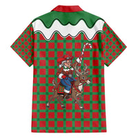 Western Yoke Hawaiian Shirt Mrs Claus Cowgirl Style - Wonder Print Shop