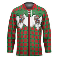 Western Yoke Hockey Jersey Mrs Claus Cowgirl Style - Wonder Print Shop