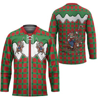 Western Yoke Hockey Jersey Mrs Claus Cowgirl Style - Wonder Print Shop