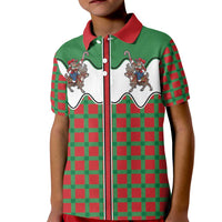 Western Yoke Kid Polo Shirt Mrs Claus Cowgirl Style - Wonder Print Shop