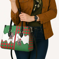 Western Yoke Leather Bag Mrs Claus Cowgirl Style - Wonder Print Shop