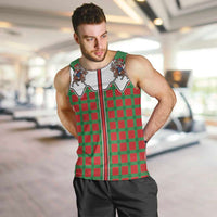 Western Yoke Men Tank Top Mrs Claus Cowgirl Style - Wonder Print Shop