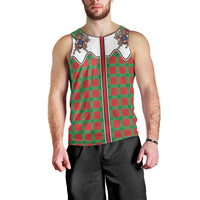 Western Yoke Men Tank Top Mrs Claus Cowgirl Style - Wonder Print Shop