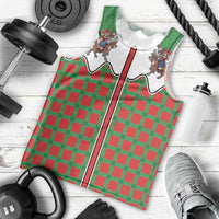 Western Yoke Men Tank Top Mrs Claus Cowgirl Style - Wonder Print Shop