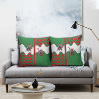 Western Yoke Pillow Cover Mrs Claus Cowgirl Style - Wonder Print Shop