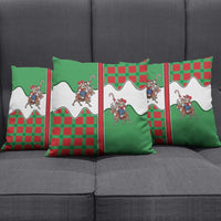 Western Yoke Pillow Cover Mrs Claus Cowgirl Style - Wonder Print Shop