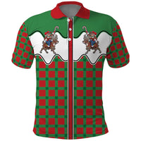 Western Yoke Polo Shirt Mrs Claus Cowgirl Style - Wonder Print Shop