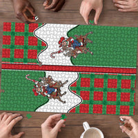 Western Yoke Puzzle Mrs Claus Cowgirl Style - Wonder Print Shop