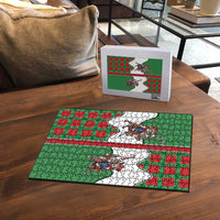 Western Yoke Puzzle Mrs Claus Cowgirl Style - Wonder Print Shop