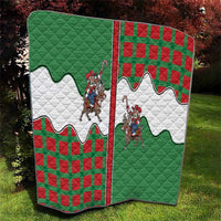 Western Yoke Quilt Mrs Claus Cowgirl Style - Wonder Print Shop