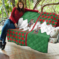 Western Yoke Quilt Mrs Claus Cowgirl Style - Wonder Print Shop