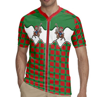 Western Yoke Rugby Jersey Mrs Claus Cowgirl Style - Wonder Print Shop