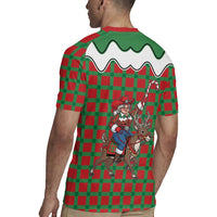 Western Yoke Rugby Jersey Mrs Claus Cowgirl Style - Wonder Print Shop