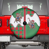 Western Yoke Spare Tire Cover Mrs Claus Cowgirl Style - Wonder Print Shop