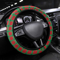 Western Yoke Steering Wheel Cover Mrs Claus Cowgirl Style - Wonder Print Shop
