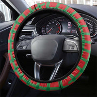 Western Yoke Steering Wheel Cover Mrs Claus Cowgirl Style - Wonder Print Shop