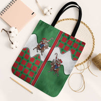 Western Yoke Tote Bag Mrs Claus Cowgirl Style - Wonder Print Shop