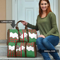 Western Yoke Travel Bag Mrs Claus Cowgirl Style - Wonder Print Shop