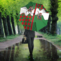 Western Yoke Umbrella Mrs Claus Cowgirl Style - Wonder Print Shop