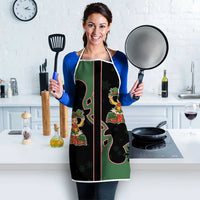 Western Yoke Apron Elves Cowboy Style - Wonder Print Shop