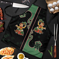 Western Yoke Apron Elves Cowboy Style - Wonder Print Shop